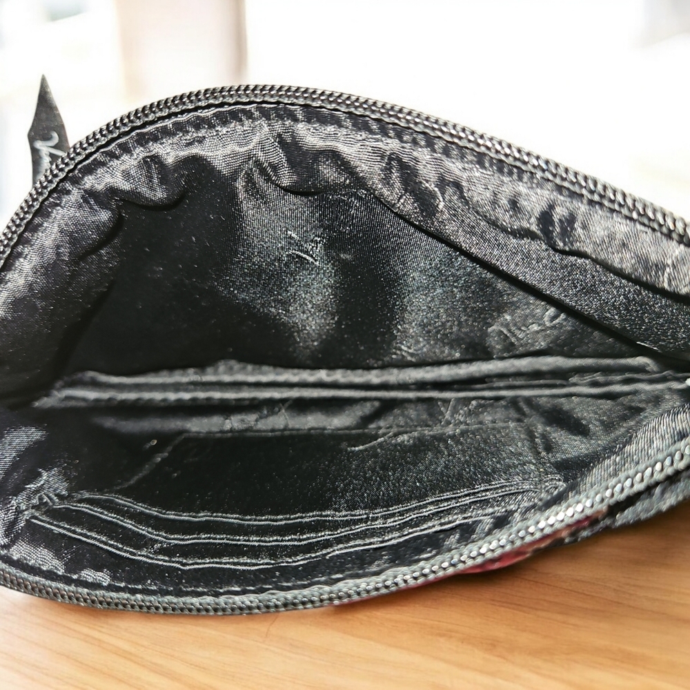 NWOT Vera Bradley Zip Wristlet Pirouette Pink & Black - Picture 4 of 6